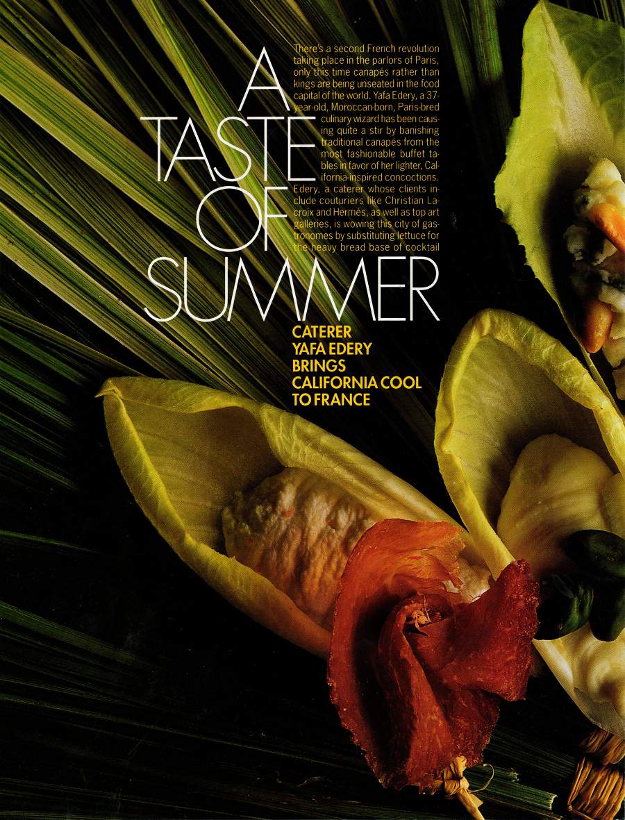 A Taste of Summer - An article in Elle - Page 1