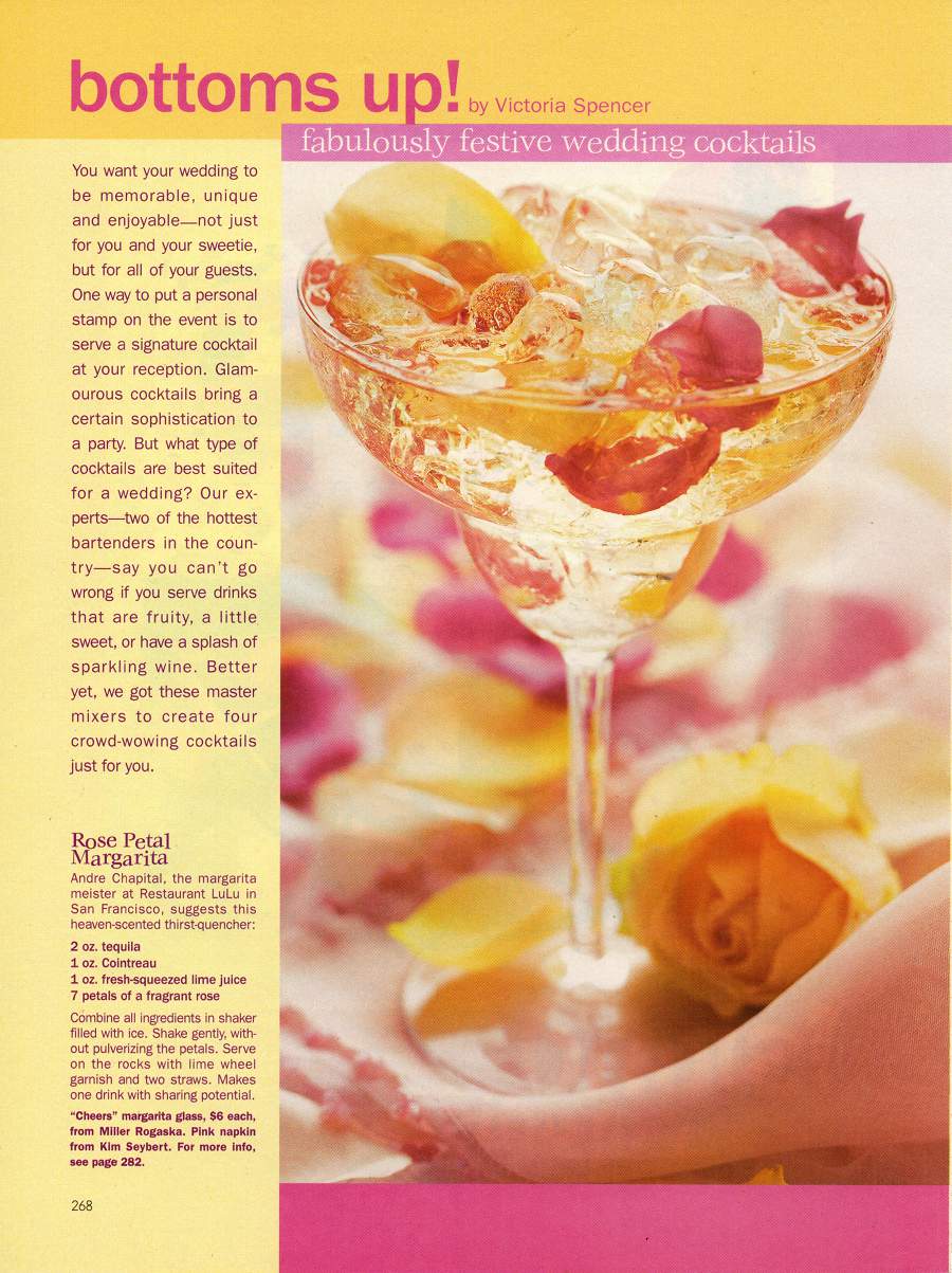 Bottoms Up - An article in Modern Bride - Page 1