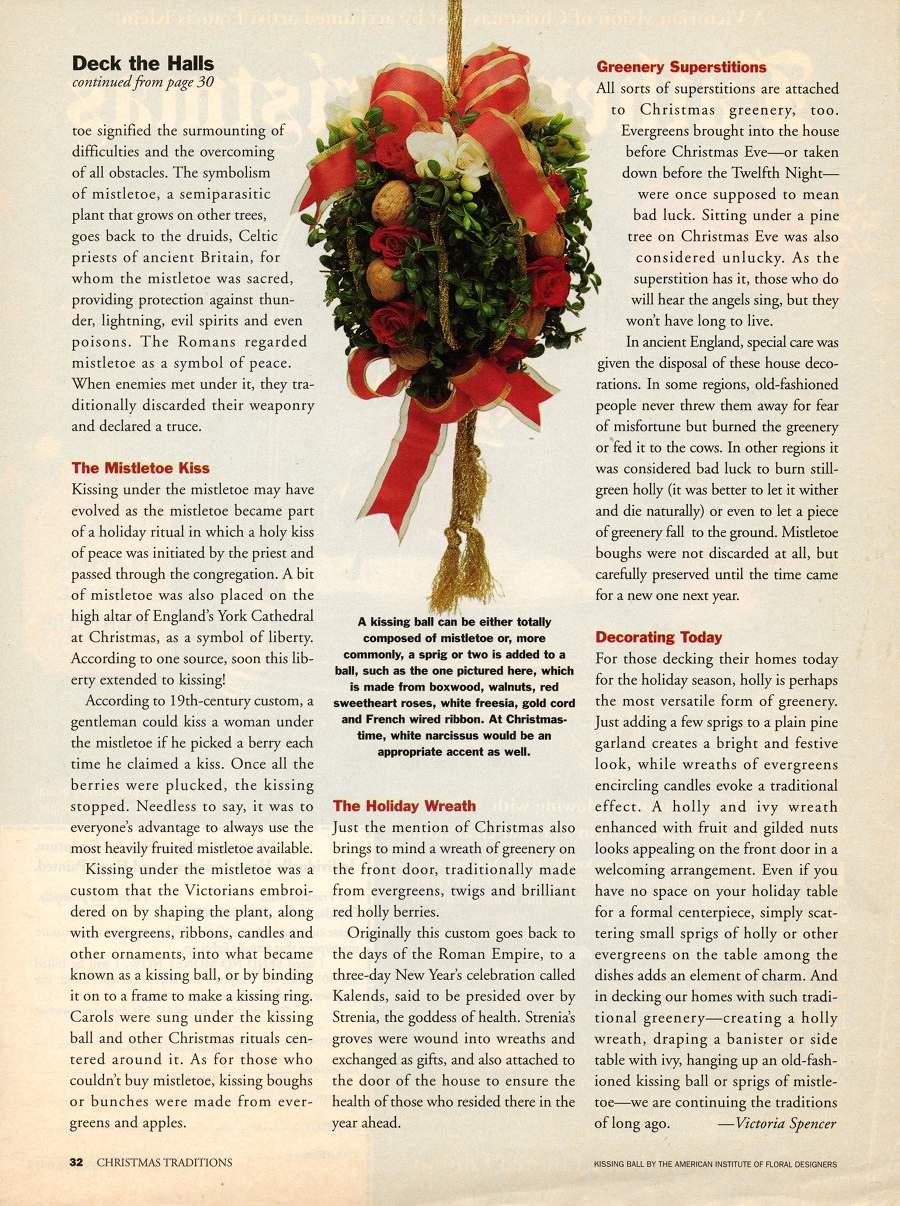 Deck the Halls - An article in Christmas Traditions - Page 2