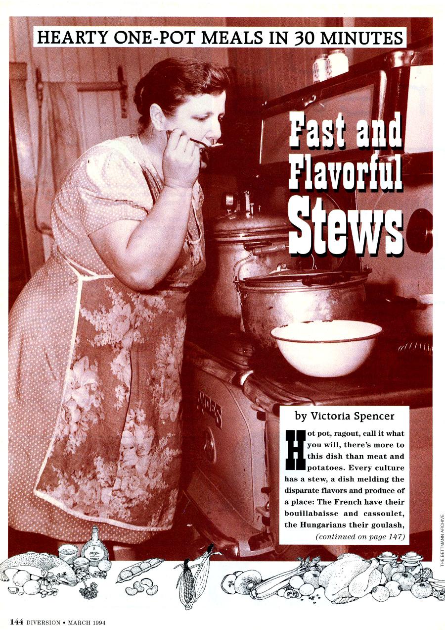 Fast and Flavorful Stews - An article in Diversion - Page 1