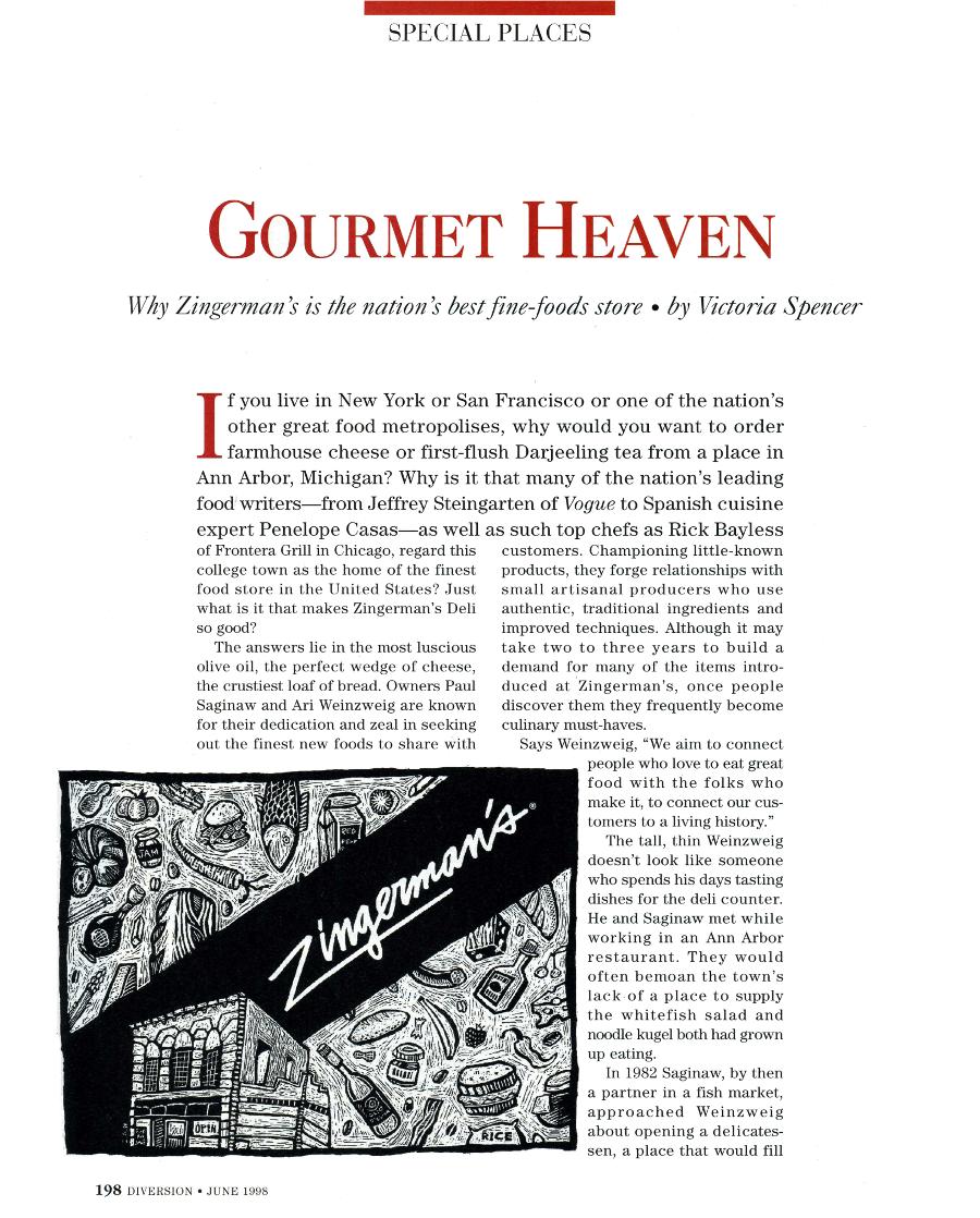 Gourmet Heaven - An article in Diversion - Page 1