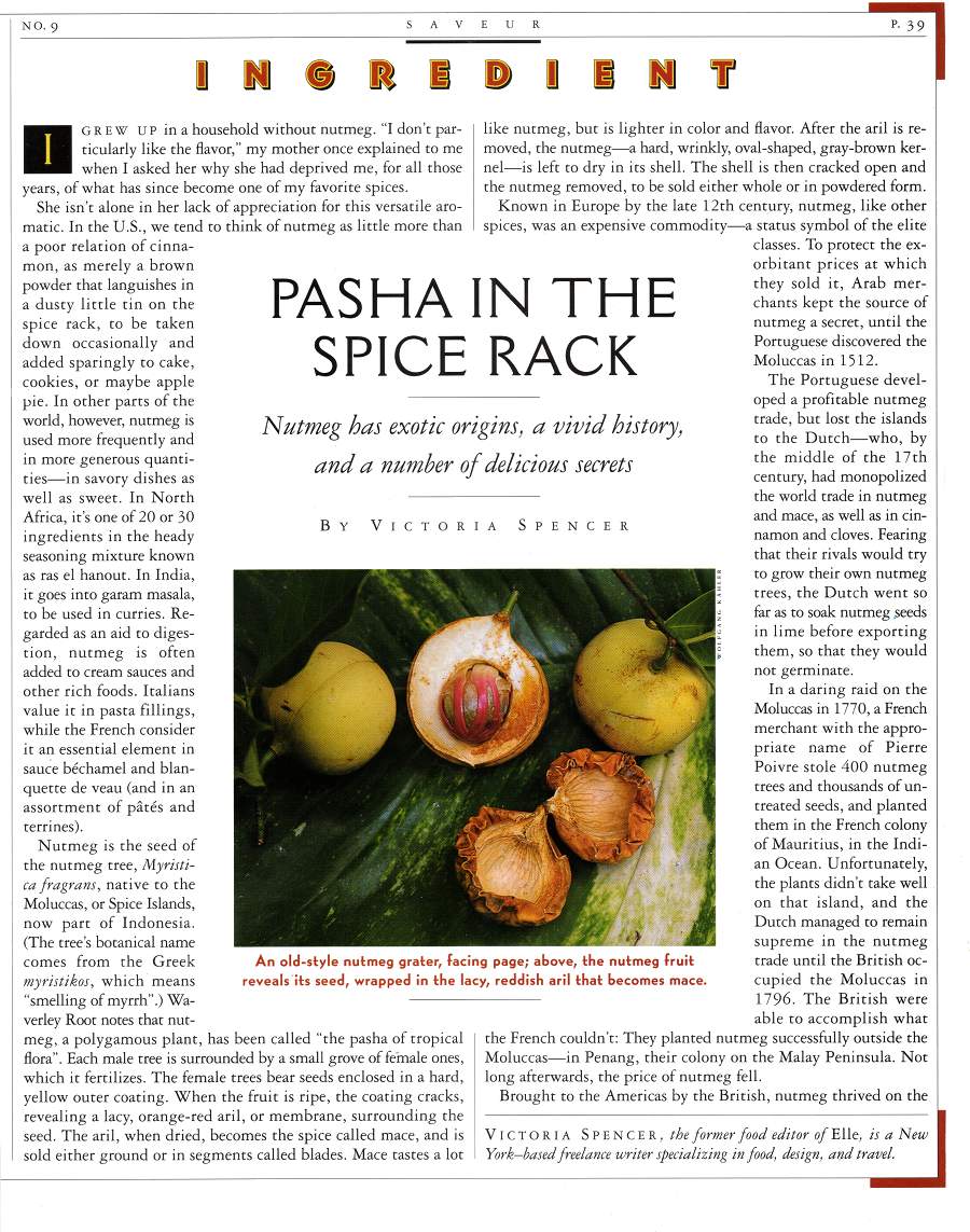 Pasha in the Spice Rack - An article in Saveur - Page 1