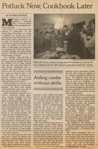 Potluck Now, Cookbook Later - An article in the New York Times Potluck Now, Cookbook Later - An article in the New York Times
