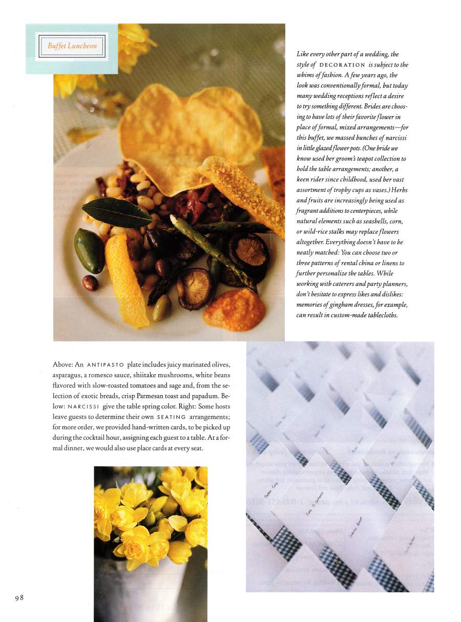 Receptions - An article in Martha Stewart Weddings - Page 9