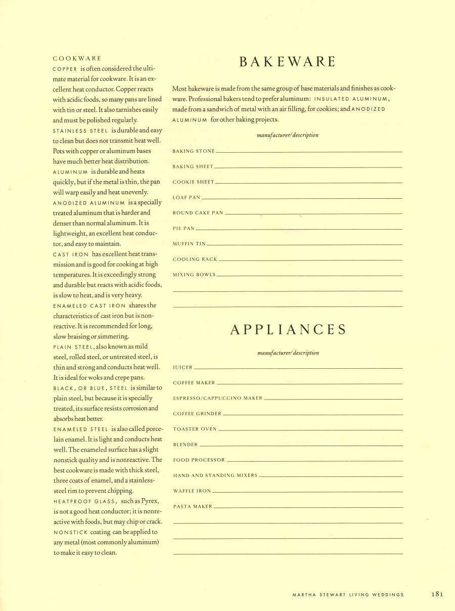 Registry - An article in Martha Stewart Weddings - Page 5