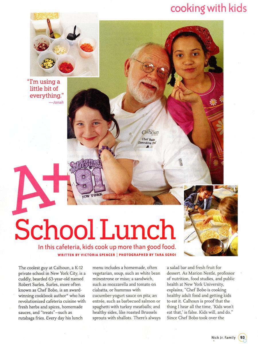 School Lunch - An article from Nick Jr Family - Page 1